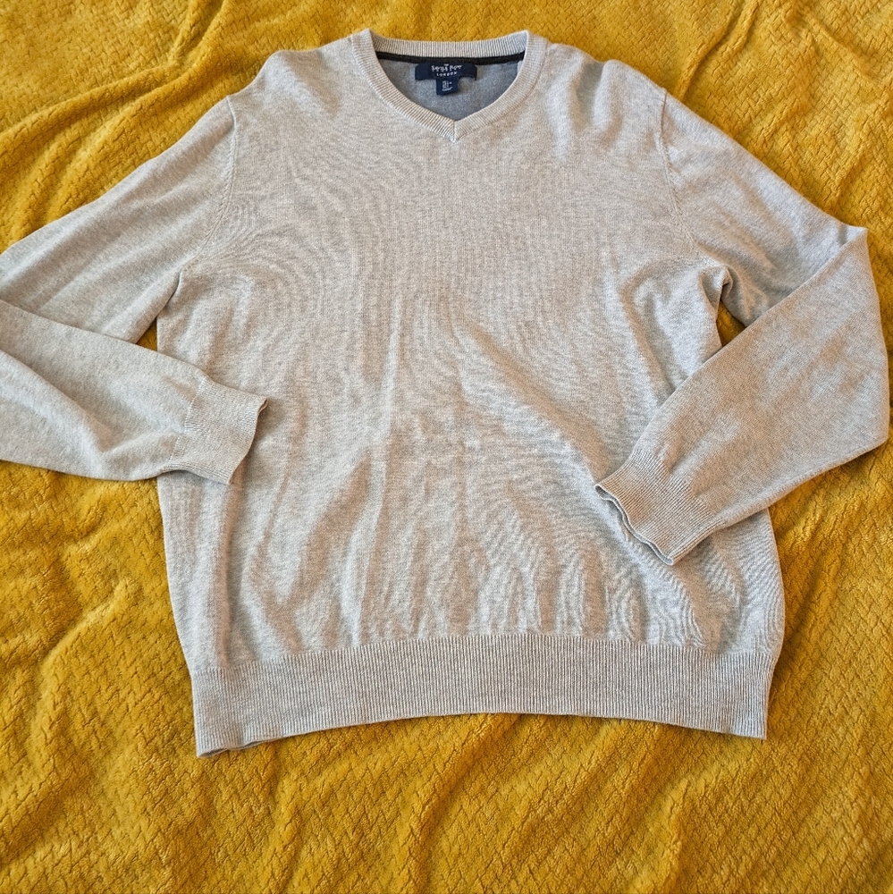 Savile row London v neck sweater sz large mens